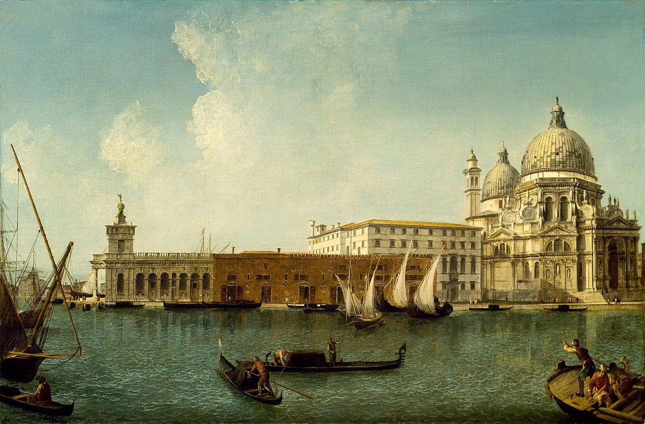 Veduta della Dogana e di Santa Maria della Salute - Museo di Belle Arti